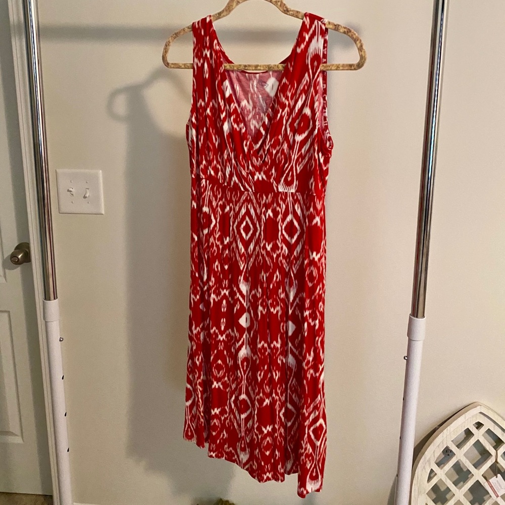 Ikat pattern sundress